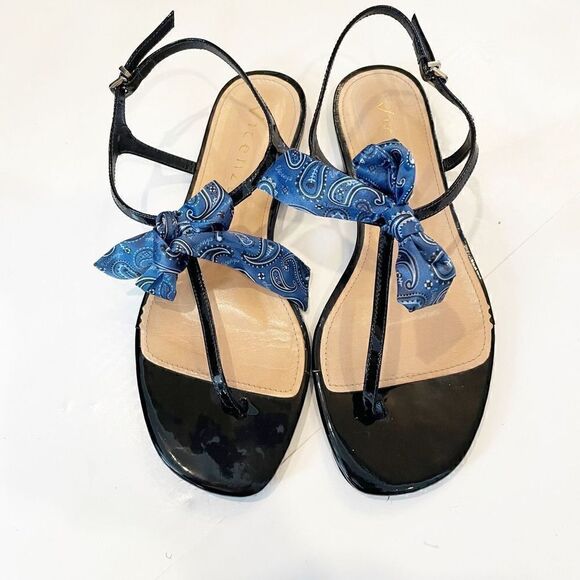 Anthropologie x Vicenza Bandana Bow Sandal size 10 - Picture 2 of 7
